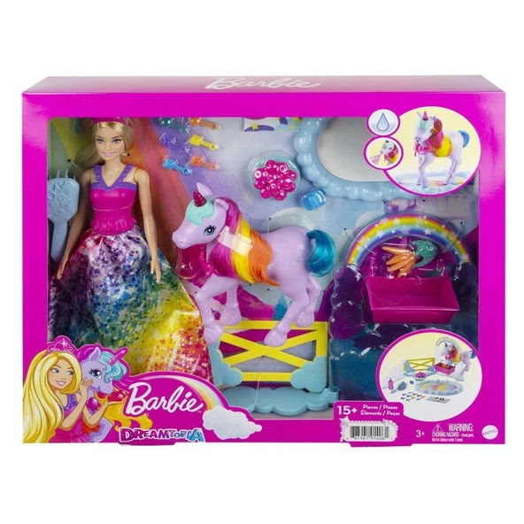 GTG01 Barbie, Bebek ve Tek Boynuzlu At, Dreamtopia Hayaller Ülkesi ürün görseli