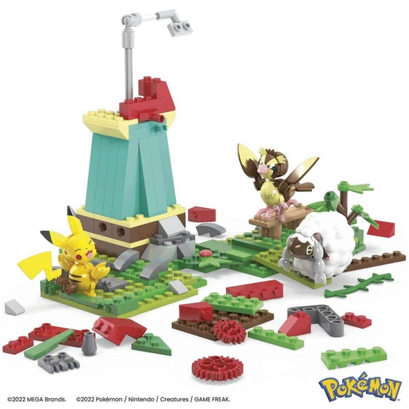 HKT21 MEGA™ Pokémon™ Countryside Windmill - Yel Değirmeni Kasabası Seti 240 parça +7 yaş - 3