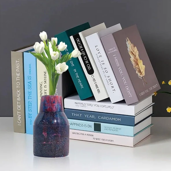 Epoksi Silikon Taş Tozu Kalıbı Hafif Konik Şişe Model Çiçek Vazo Kalıbı - Resim 4