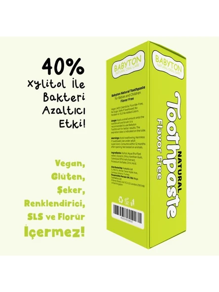 Nessiworld Babyton Organik Doğal Natural Diş Macunu 50 Gr - 4