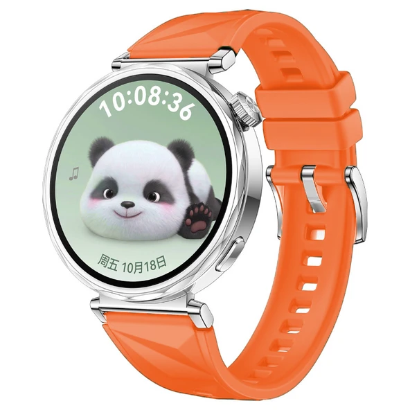 Huawei Watch GT 5 41mm Kordon Prizma Fluoroelastomer Strap Kauçuk Kayış 129 - 11