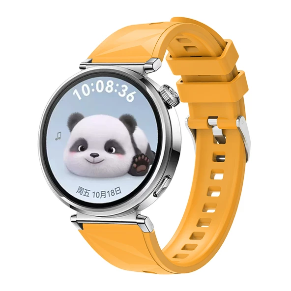 Huawei Watch GT 5 41mm Kordon Prizma Fluoroelastomer Strap Kauçuk Kayış 129 - 9