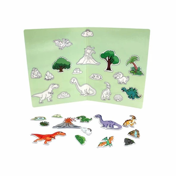 83915 DINO WORLD MANYETİK HİKAYE OLUŞTURMA - 4