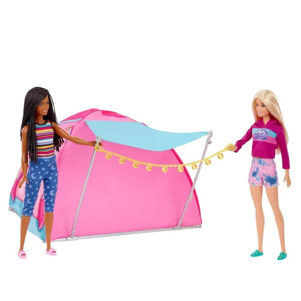 HGC18 Barbie Malibu ve Brooklyn Kampta Oyun Seti - 3