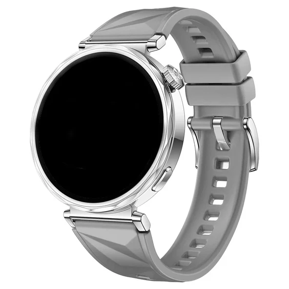 Huawei Watch GT 5 41mm Kordon Prizma Fluoroelastomer Strap Kauçuk Kayış 129 - 6