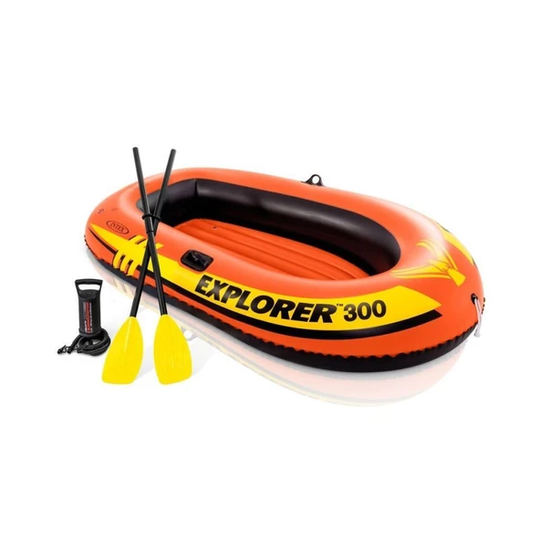 Nessiworld IB58332 Intex Explorer Bot 300 Set (Kürek-Pompa) 211x117x41 cm