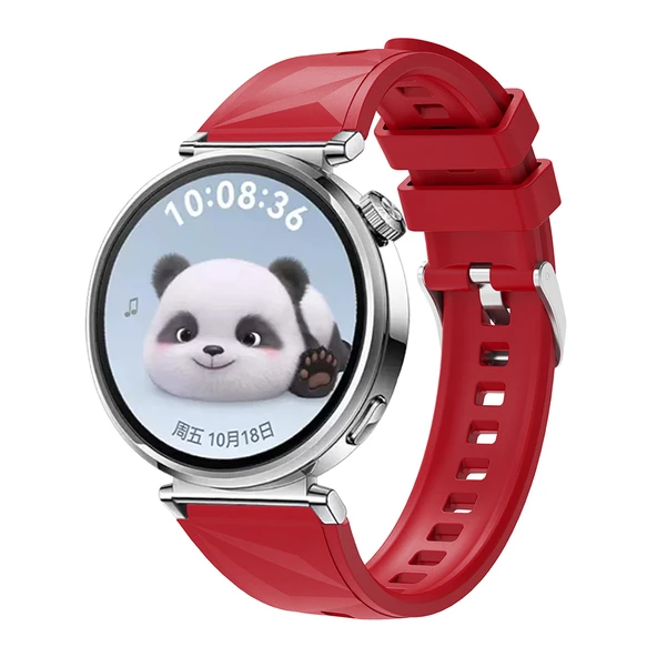 Huawei Watch GT 5 41mm Kordon Prizma Fluoroelastomer Strap Kauçuk Kayış 129 - 4