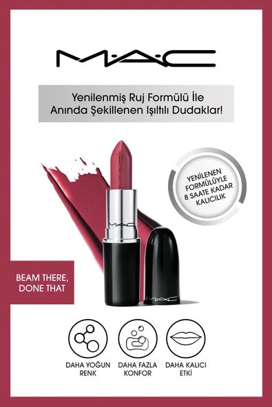 Mac Lustreglass Sheer-shine Ruj -beam There, Done That - 548