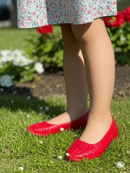 Bebe Makosen Bahçe ve Tarım Kız Çocuk Ayakkabısı 21-25 Kırmızı