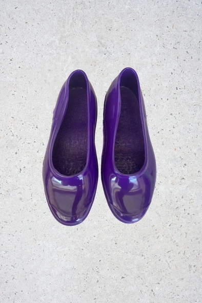 Zenne Renkli Çıplak Bahçe ve Tarım Kadın Ayakkabısı 35-41 Mor - 2