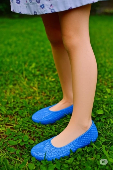 Filet Makosen Bahçe ve Tarım Kız Çocuk Ayakkabısı 31-35 Mavi