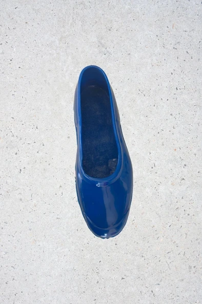 Zenne Renkli Çıplak Bahçe Tarım Kadın Ayakkabısı 35-41 Mavi - 5