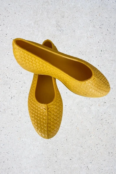 Zenne Makosen Bahçe ve Tarım Kadın Ayakkabısı 36-40 Sarı - 3