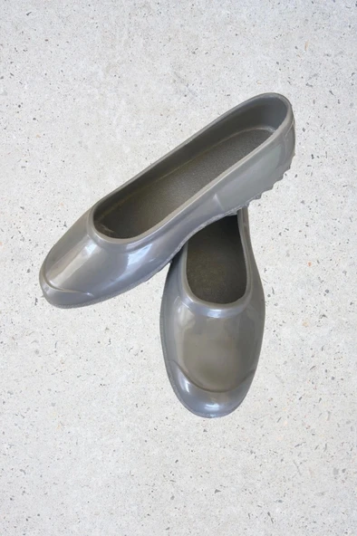 Zenne Renkli Çıplak Bahçe ve Tarım Kadın Ayakkabısı 35-41 Gri - 3