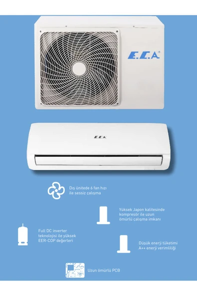 Eca Spylos Pro Esa 1512a100 A 12000 Btu Inverter Duvar Tipi Klima