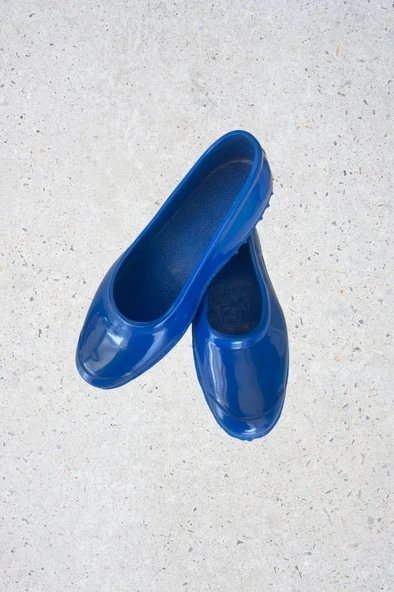 Zenne Renkli Çıplak Bahçe Tarım Kadın Ayakkabısı 35-41 Mavi - 3