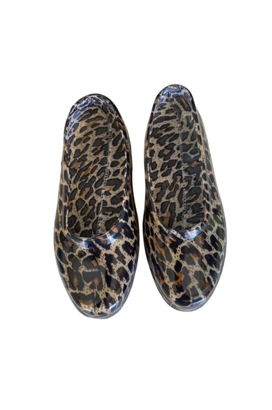 Filet Çiçekli Bahçe ve Tarım Kız Çocuk Ayakkabısı 29-35 Leopar - 2