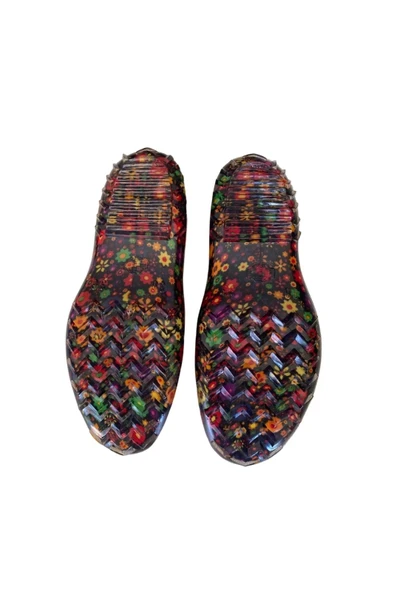 Zenne Çiçekli Bahçe ve Tarım Kadın Ayakkabısı 36-40 Sarı - 4