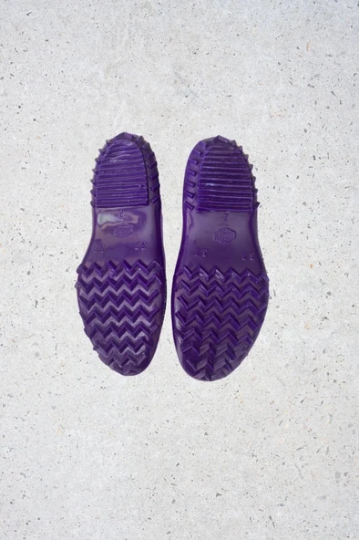 Zenne Renkli Çıplak Bahçe ve Tarım Kadın Ayakkabısı 35-41 Mor - 4