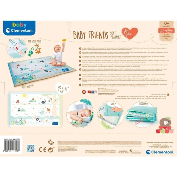17318 Baby Clementoni - Oyun Halısı +6 ay - 3