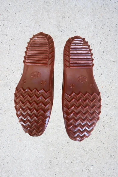 Zenne Renkli Çıplak Bahçe ve Tarım Kadın Ayakkabısı 35-41 Kahverengi - 4