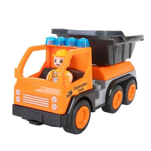 Nessiworld 06 533 Double Blocks İş Makineleri Serisi -Pilsan Oyuncak - Resim 4