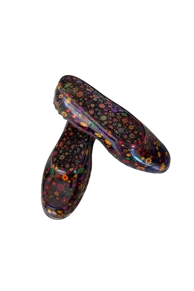 Zenne Çiçekli Bahçe ve Tarım Kadın Ayakkabısı 36-40 Sarı - 3