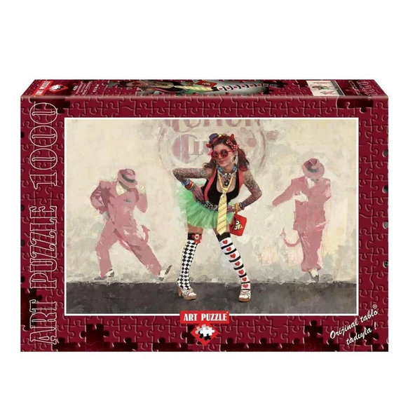 4355 Art Puzzle Şeytan Mı? Melek Mi? 1000 Parça Puzzle - 1