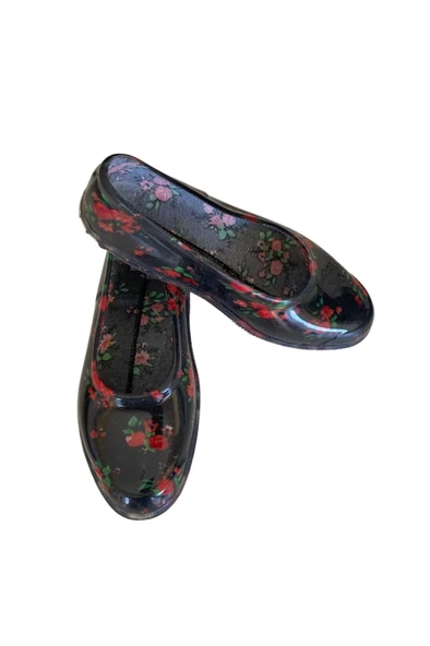 Patik Çiçekli Bahçe ve Tarım Kız Çocuk Ayakkabısı 21-28 Kırmızı - 3