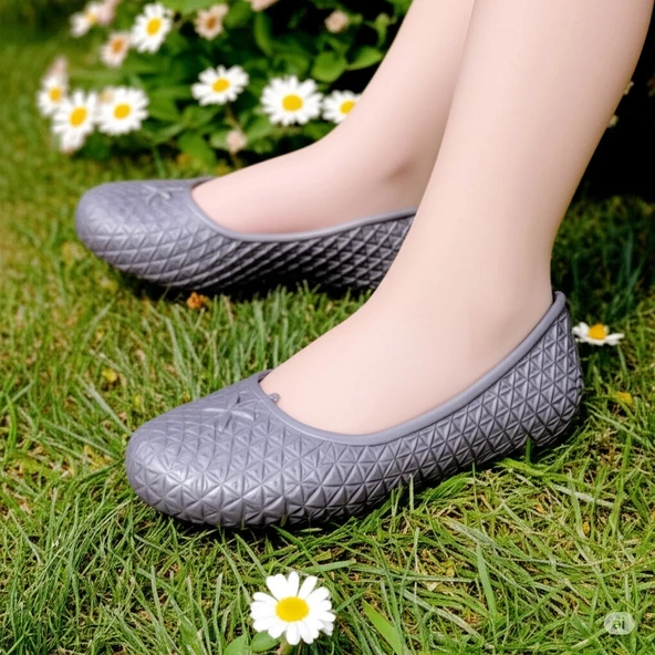 Filet Makosen Bahçe ve Tarım Kız Çocuk Ayakkabısı 31-35 Gri