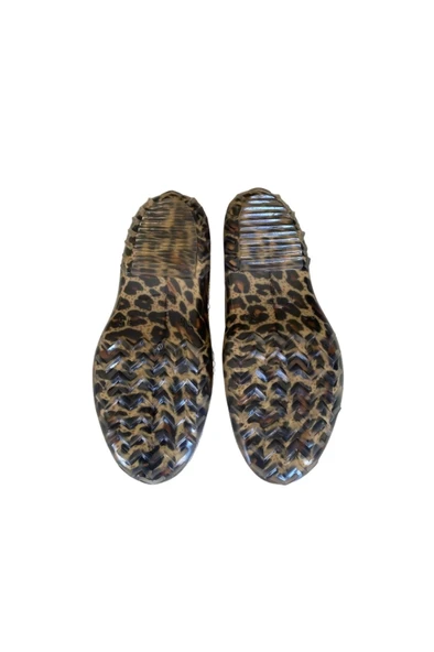 Zenne Çiçekli Bahçe ve Tarım Kadın Ayakkabısı 36-40 Leopar - 4