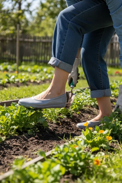Zenne Renkli Çıplak Bahçe ve Tarım Kadın Ayakkabısı 35-41 Gri