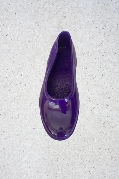 Zenne Renkli Çıplak Bahçe ve Tarım Kadın Ayakkabısı 35-41 Mor - 5