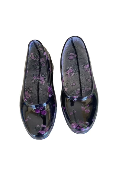 Filet Çiçekli Bahçe ve Tarım Kız Çocuk Ayakkabısı 29-35 Mor - 2