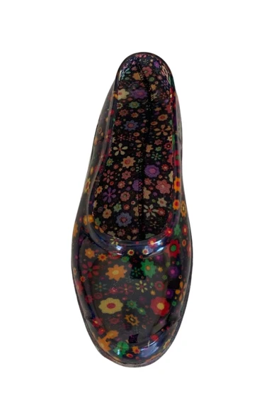 Patik Çiçekli Bahçe ve Tarım Kız Çocuk Ayakkabısı 21-28 Sarı - 4