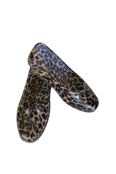 Filet Çiçekli Bahçe ve Tarım Kız Çocuk Ayakkabısı 29-35 Leopar - 3