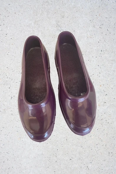 Zenne Renkli Çıplak Bahçe ve Tarım Kadın Ayakkabısı 35-41 Mürdüm - 2