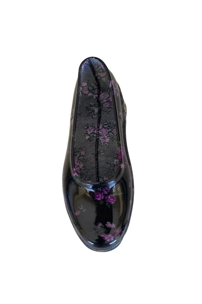 Patik Çiçekli Bahçe ve Tarım Kız Çocuk Ayakkabısı 21-28 Mor - 4