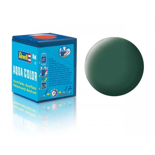 NessiWorld Aqua Color Dark Green - Mat Boya - 18 ml - 1
