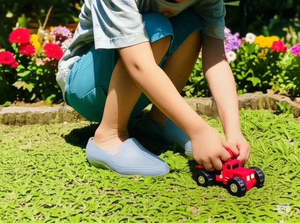 Makosen Erkek Çocuk Bahçe ve Tarım Ayakkabısı 21-25 Gri