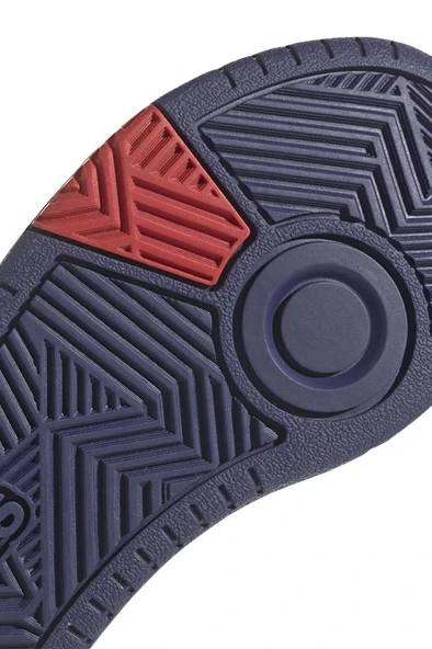 adidas Hoops 3.0 Mid K GZ9647 Beyaz & Lacivert Çocuk Günlük Ayakkabı - 7