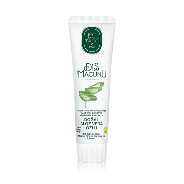Nessiworld Eyüp Sabri Tuncer Doğal Diş Macunu 90 Gr Aloe Vera - Resim 2