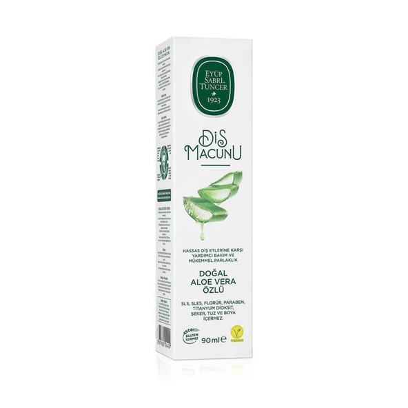 Nessiworld Eyüp Sabri Tuncer Doğal Diş Macunu 90 Gr Aloe Vera - Resim 3