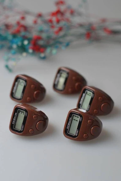 Mini Işıklı Zikirmatik Kahverengi - Resim 4