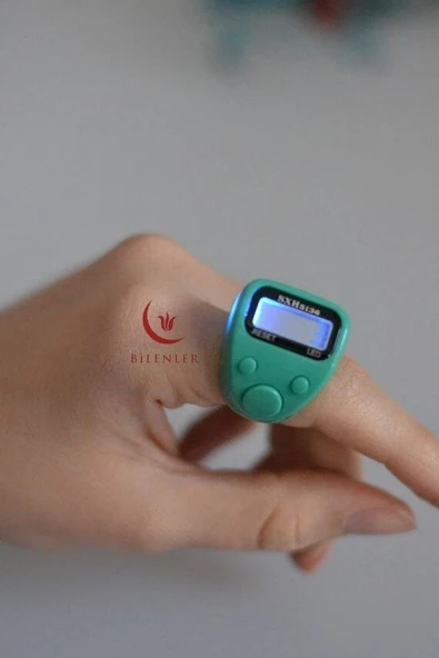 Mini Işıklı Zikirmatik Yeşil - 1
