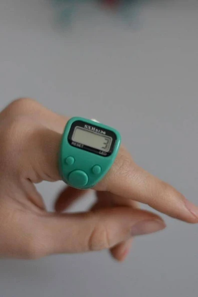 Mini Işıklı Zikirmatik Yeşil - Resim 4