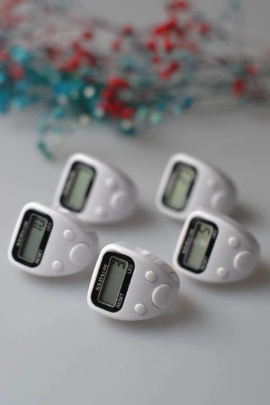 Mini Işıklı Zikirmatik Beyaz - Resim 4