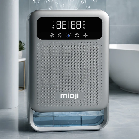 Mioji Mio 30NEC Pro 3.8 Litre Çift Göstergeli Nem Alma ve İyon Hava Temizleme Cihazı - Silver - 4