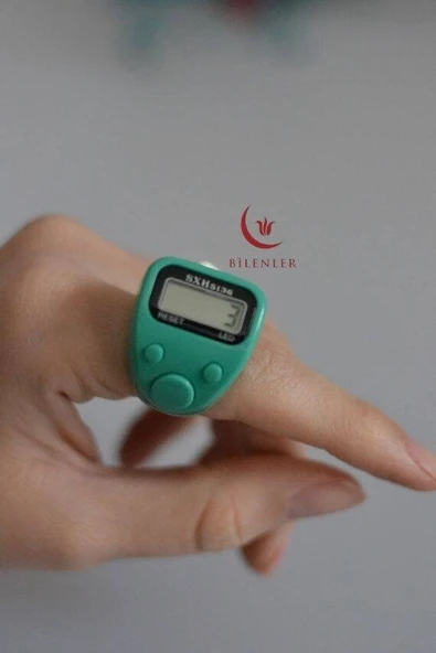 Mini Işıklı Zikirmatik Yeşil - 4