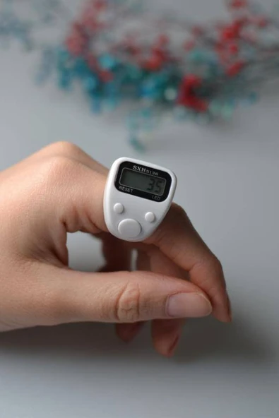 Mini Işıklı Zikirmatik Beyaz - Resim 2